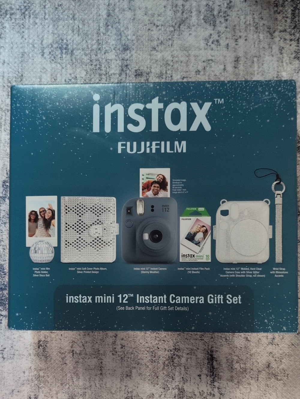 Fujifilm instax mini 12 Instant Camera Gift Set - Stormy Weather